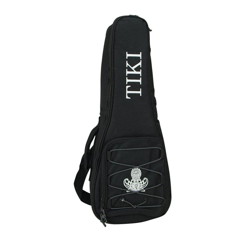 -Tiki '3 Series' Koa Electric Baritone Ukulele with Gig Bag (Natural Satin)-Living Music