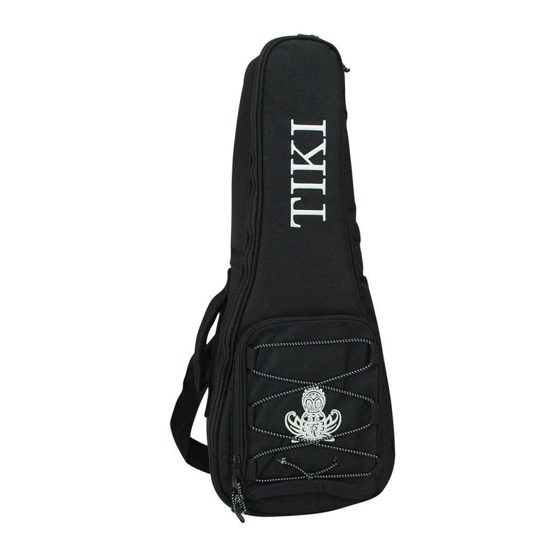 TKB-3P-NST-Tiki '3 Series' Koa Electric Baritone Ukulele with Gig Bag (Natural Satin)-Living Music