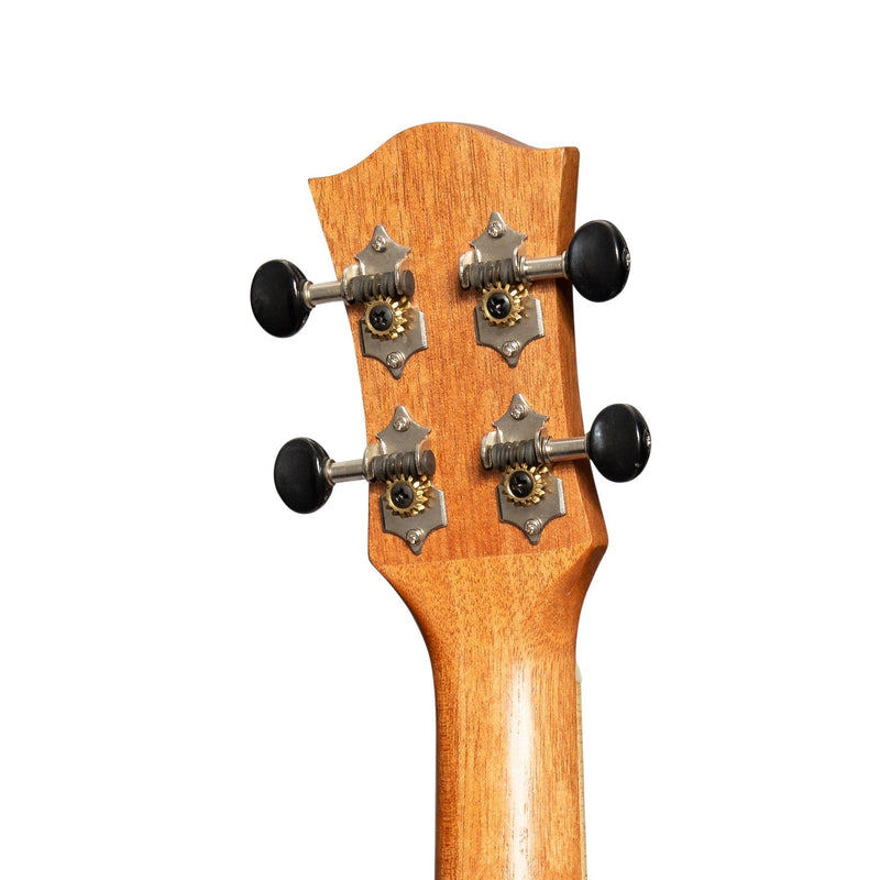 TKS-3P-NST-Tiki '3 Series' Koa Electric Soprano Ukulele with Gig Bag (Natural Satin)-Living Music