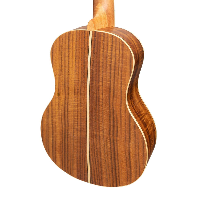 TKT-3-NST-Tiki '3 Series' Koa Tenor Ukulele with Gig Bag (Natural Satin)-Living Music