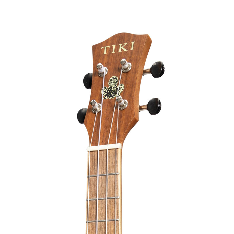 TKT-3-NST-Tiki '3 Series' Koa Tenor Ukulele with Gig Bag (Natural Satin)-Living Music