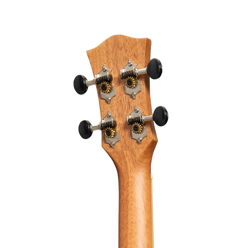 TKT-3-NST-Tiki '3 Series' Koa Tenor Ukulele with Gig Bag (Natural Satin)-Living Music