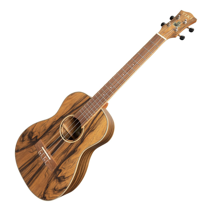 -Tiki '4 Series' Daowood Baritone Ukulele with Gig Bag (Natural Satin)-Living Music