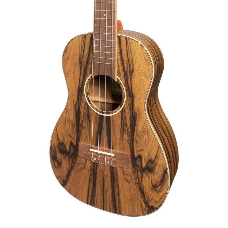 -Tiki '4 Series' Daowood Baritone Ukulele with Gig Bag (Natural Satin)-Living Music