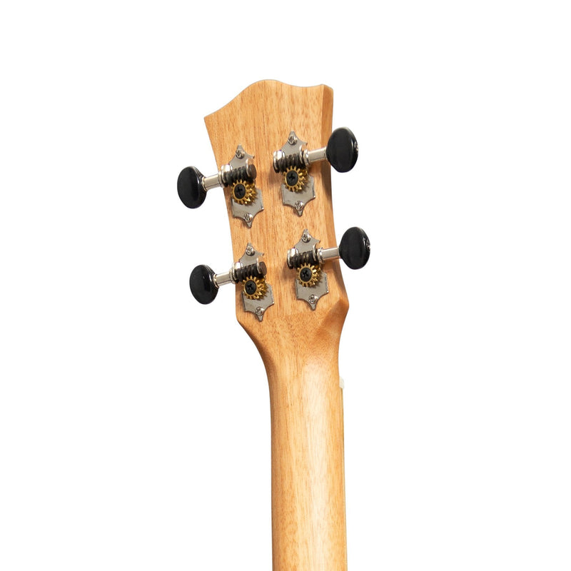 -Tiki '4 Series' Daowood Baritone Ukulele with Gig Bag (Natural Satin)-Living Music