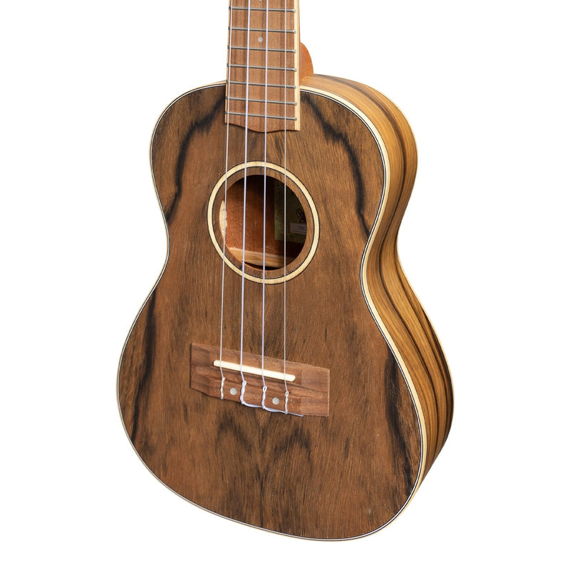 -Tiki '4 Series' Daowood Concert Ukulele with Gig Bag (Natural Satin)-Living Music