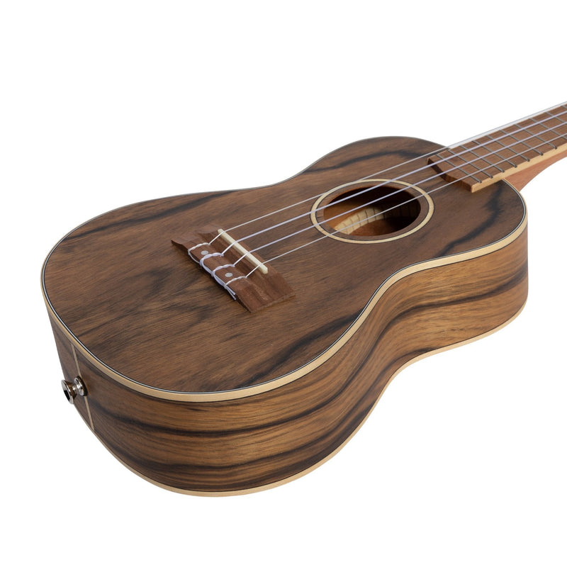-Tiki '4 Series' Daowood Concert Ukulele with Gig Bag (Natural Satin)-Living Music