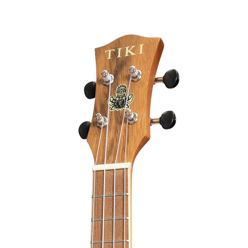 -Tiki '4 Series' Daowood Concert Ukulele with Gig Bag (Natural Satin)-Living Music