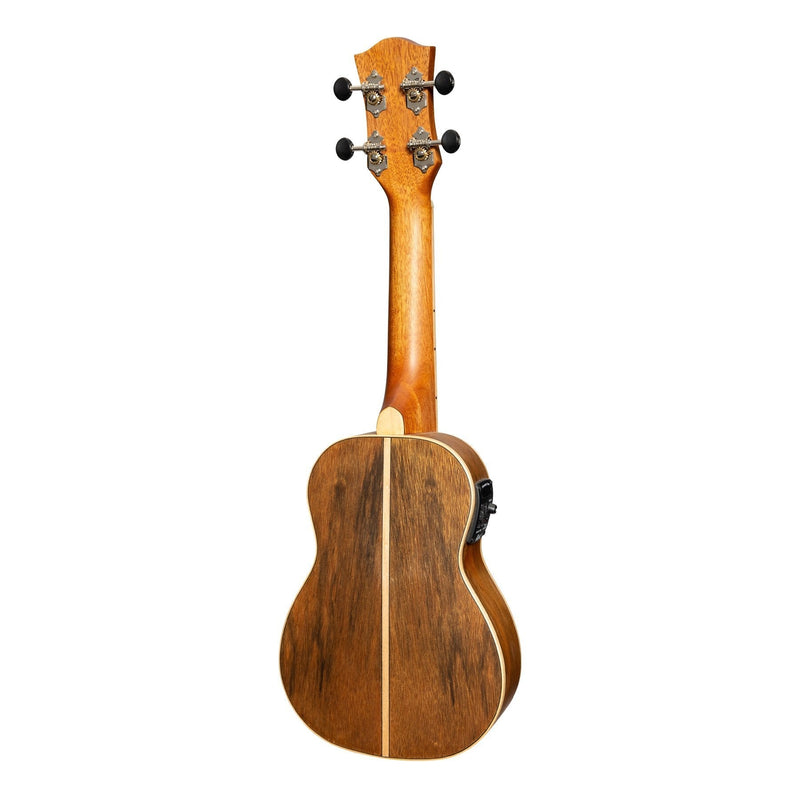 TDS-4P-NST-Tiki '4 Series' Daowood Electric Soprano Ukulele with Gig Bag (Natural Satin)-Living Music