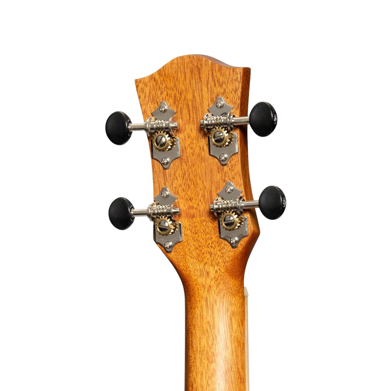 TDS-4P-NST-Tiki '4 Series' Daowood Electric Soprano Ukulele with Gig Bag (Natural Satin)-Living Music