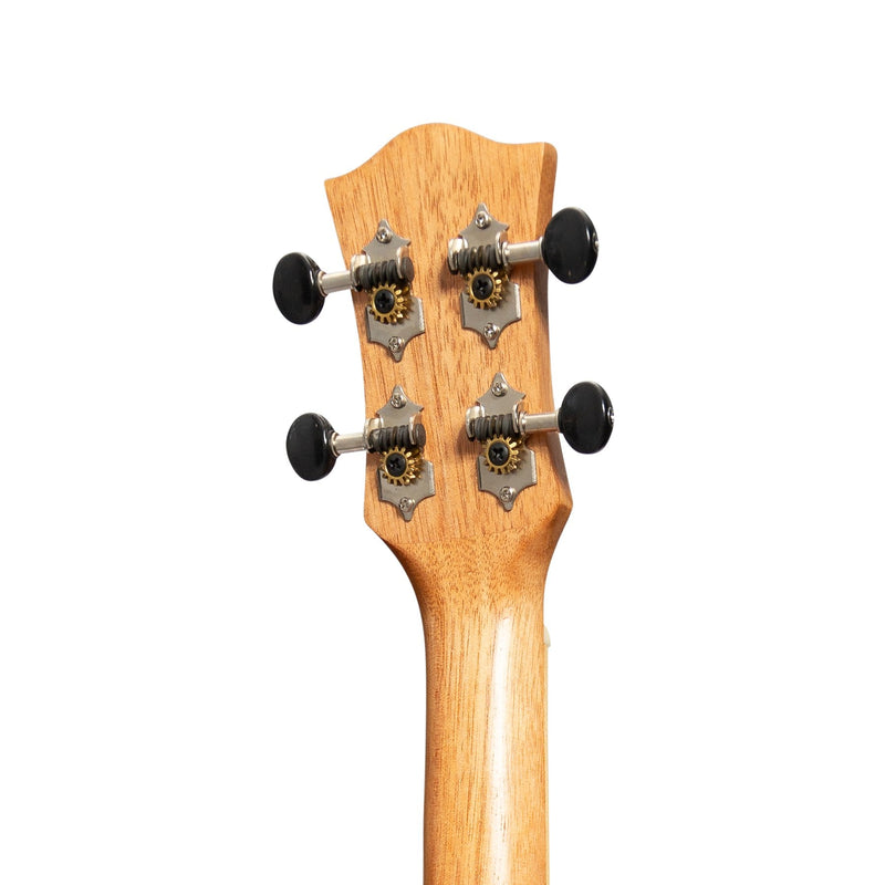-Tiki '4 Series' Daowood Electric Tenor Ukulele with Gig Bag (Natural Satin)-Living Music