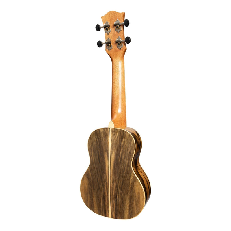 -Tiki '4 Series' Daowood Soprano Ukulele with Gig Bag (Natural Satin)-Living Music