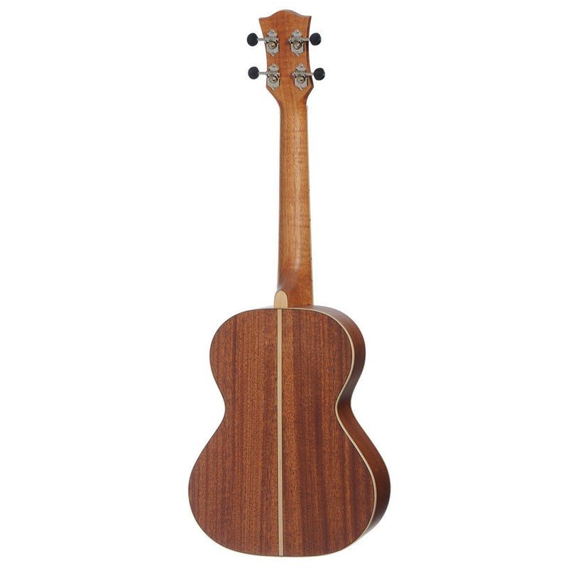 -Tiki '5 Series' Mahogany Solid Top Tenor Ukulele with Hard Case (Natural Satin)-Living Music