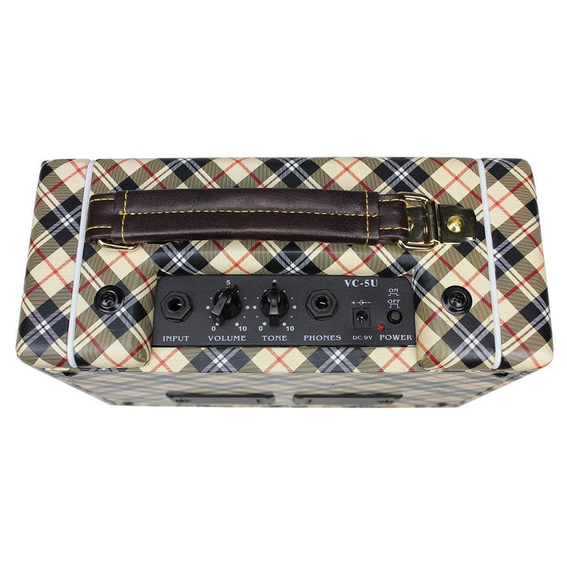 -Tiki 5 Watt Portable Ukulele Amplifier (Chequered)-Living Music