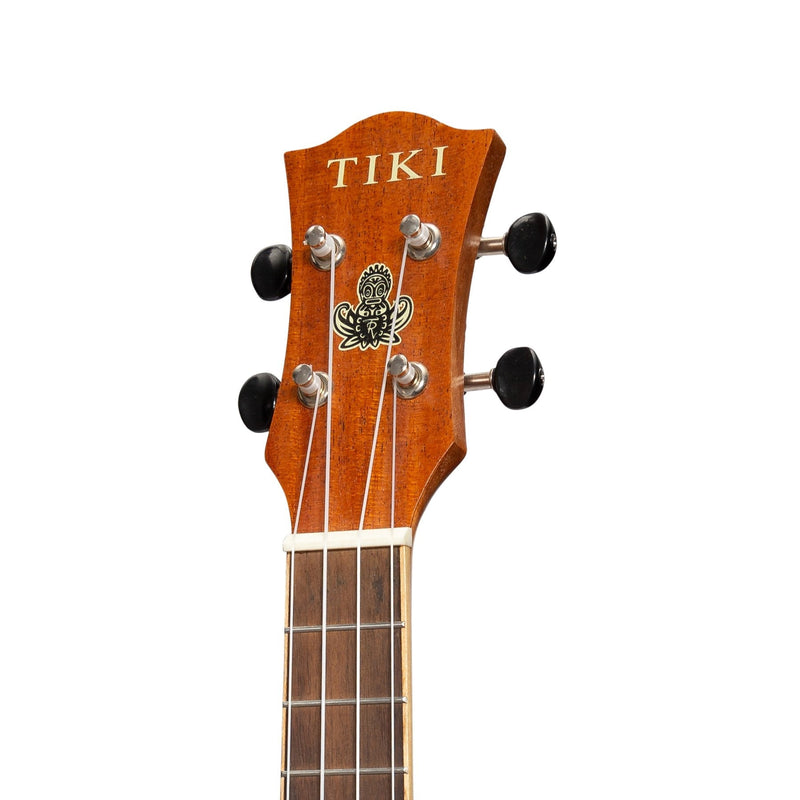 TSC-6P-NST-Tiki '6 Series' Spruce Solid Top Electric Concert Ukulele with Hard Case (Natural Satin)-Living Music