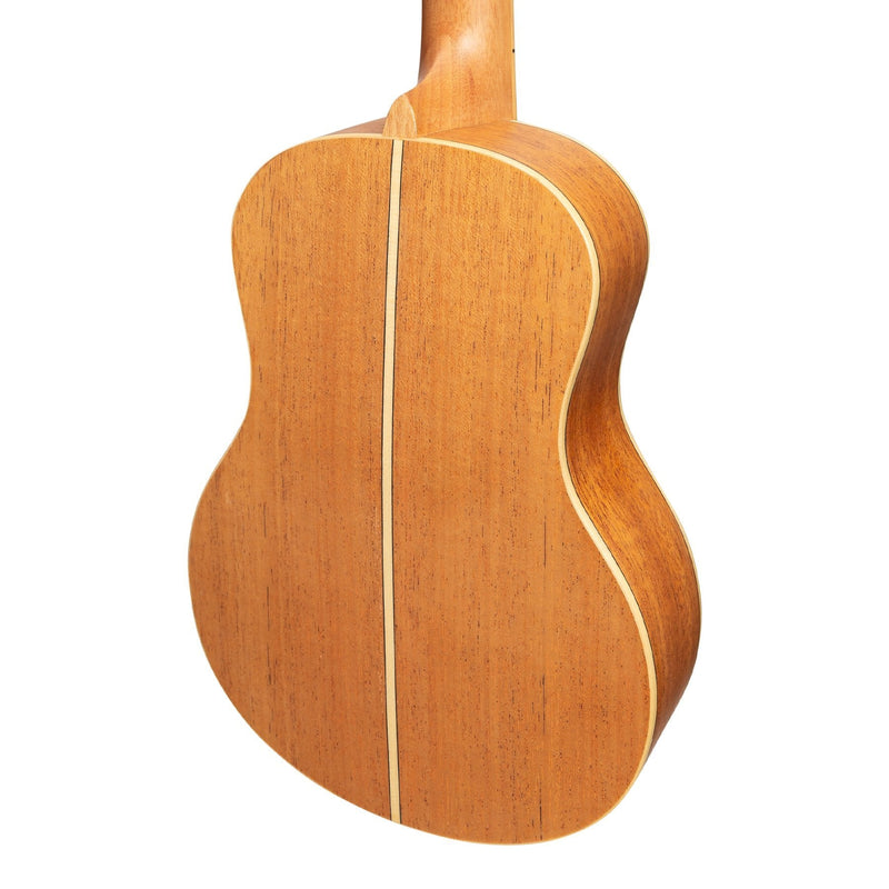 TST-6-NST-Tiki '6 Series' Spruce Solid Top Tenor Ukulele with Hard Case (Natural Satin)-Living Music