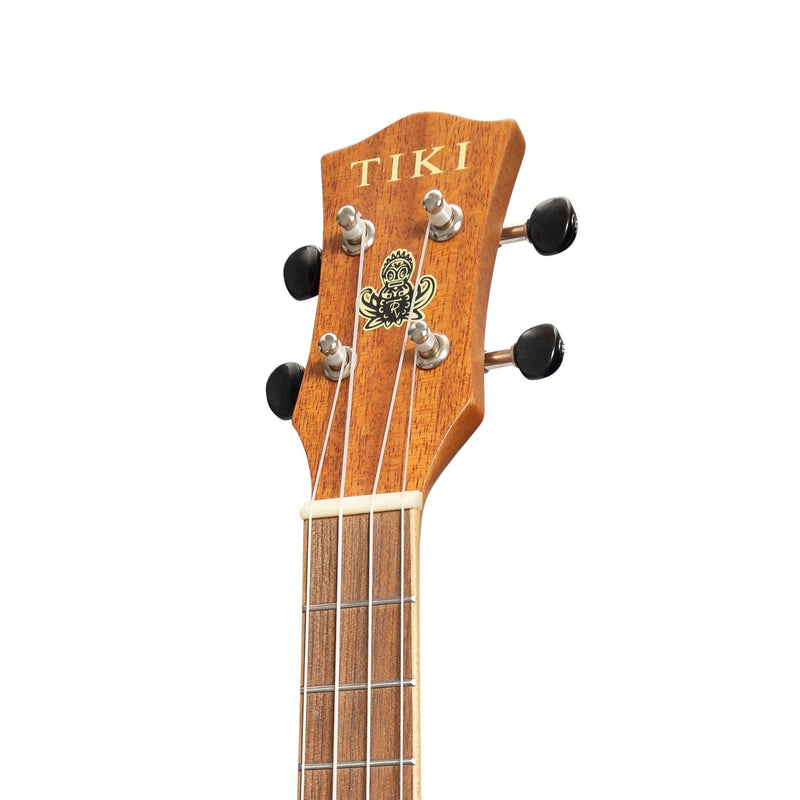 TST-6-NST-Tiki '6 Series' Spruce Solid Top Tenor Ukulele with Hard Case (Natural Satin)-Living Music