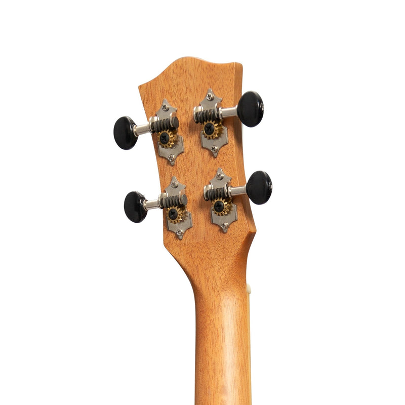 TST-6-NST-Tiki '6 Series' Spruce Solid Top Tenor Ukulele with Hard Case (Natural Satin)-Living Music