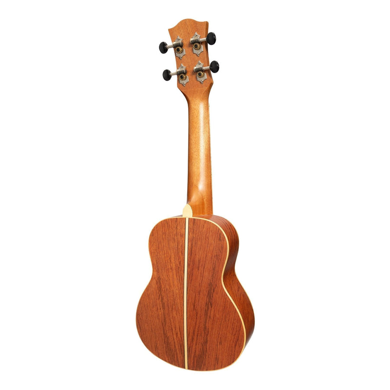 -Tiki '7 Series' Cedar Solid Top Soprano Ukulele with Hard Case (Natural Satin)-Living Music