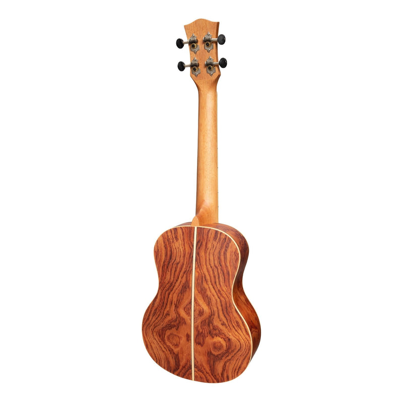 TCT-7-NST-Tiki '7 Series' Cedar Solid Top Tenor Ukulele with Hard Case (Natural Satin)-Living Music