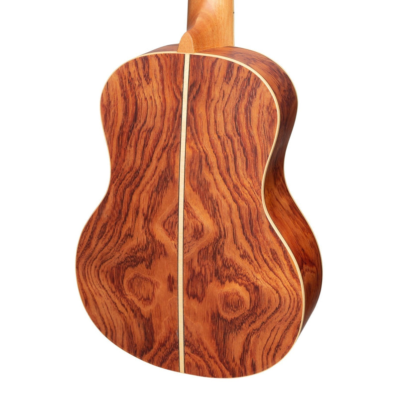 TCT-7-NST-Tiki '7 Series' Cedar Solid Top Tenor Ukulele with Hard Case (Natural Satin)-Living Music