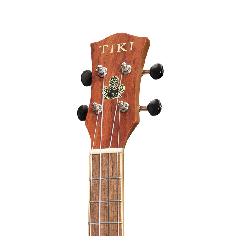TCT-7-NST-Tiki '7 Series' Cedar Solid Top Tenor Ukulele with Hard Case (Natural Satin)-Living Music
