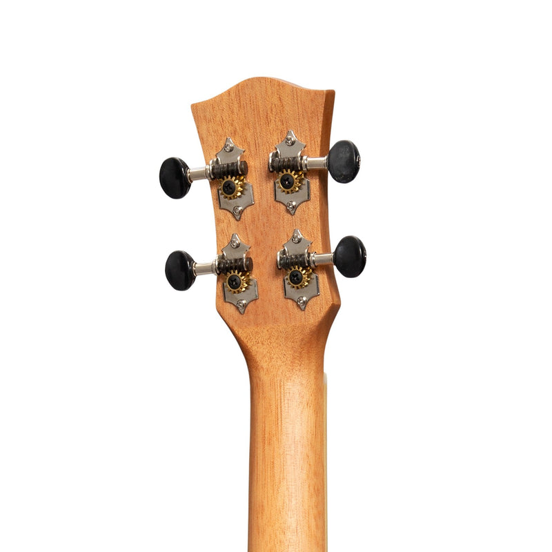 -Tiki '7 Series' Cedar Solid Top Tenor Ukulele with Hard Case (Natural Satin)-Living Music