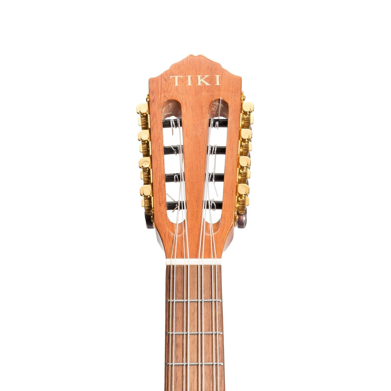 -Tiki 8 String Mahogany Solid Top Electric Ukulele with Gig Bag (Natural Gloss)-Living Music