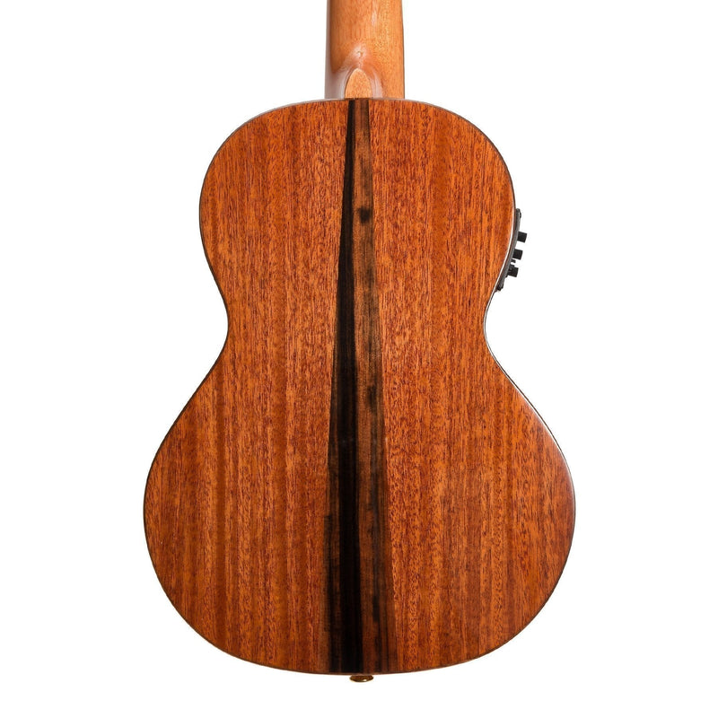 T8E/C-NGL-Tiki 8 String Mahogany Solid Top Electric Ukulele with Hard Case (Natural Gloss)-Living Music