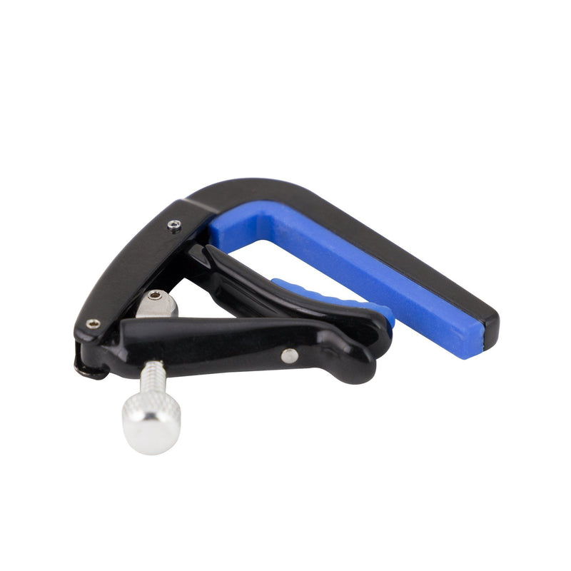 -Tiki Adjustable Roller Ukulele Capo (Black)-Living Music