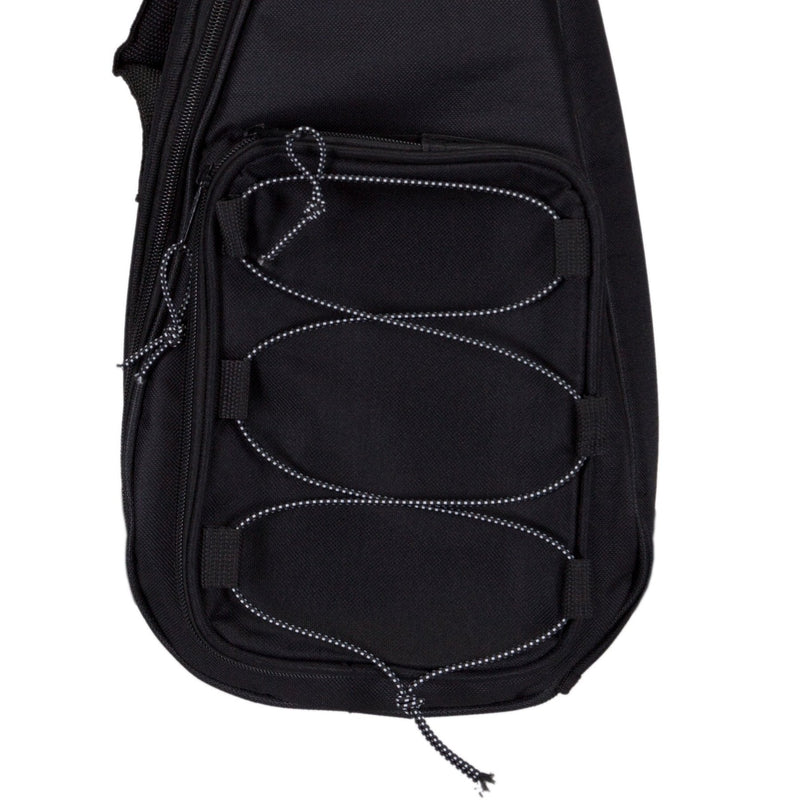 -Tiki Deluxe Soprano Ukulele Bag (Black)-Living Music