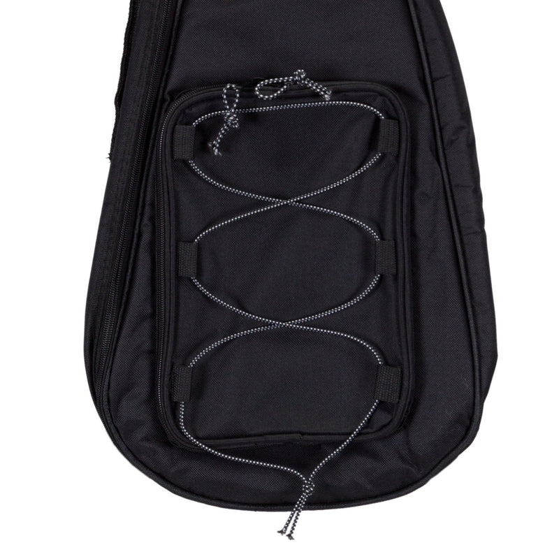 -Tiki Deluxe Tenor Ukulele Bag (Black)-Living Music