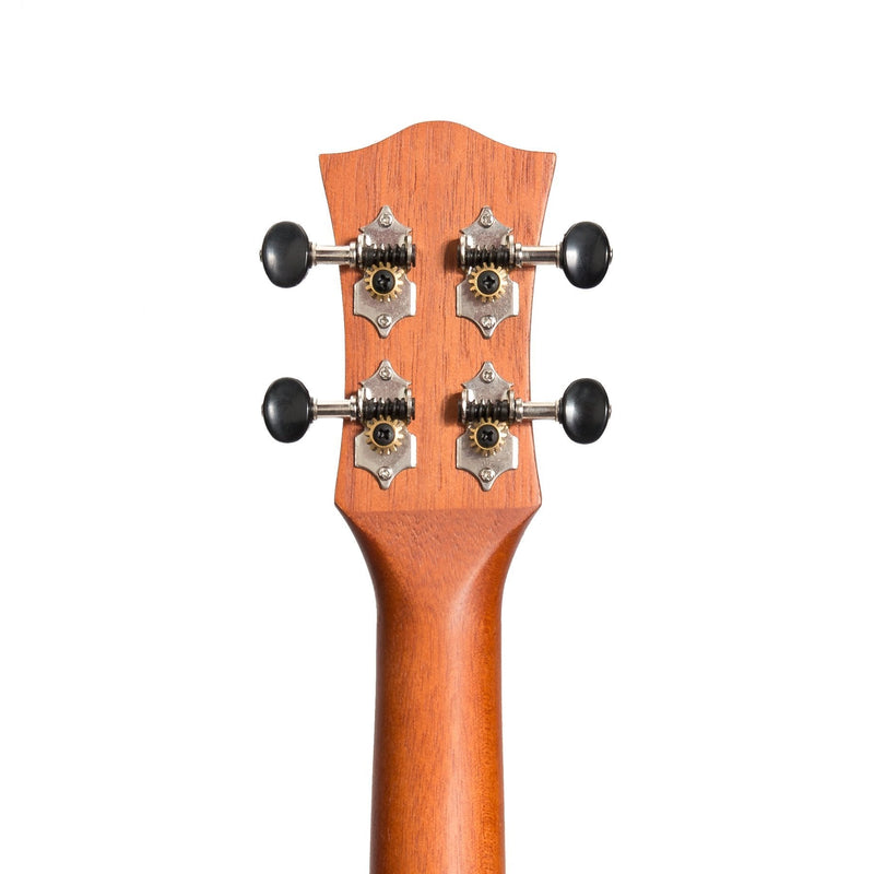 -Tiki 'Tiki Man' Ukulele with Pickup and Soft Case (Natural Satin)-Living Music