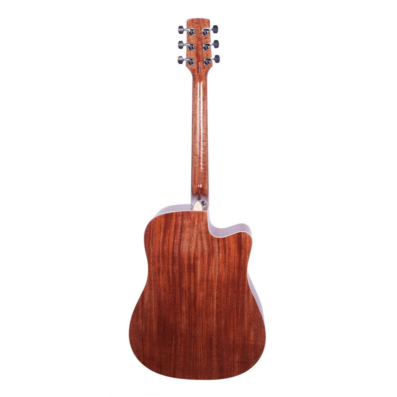 TRC-1L-NGL-Timberidge '1 Series' Left Handed Spruce Solid Top Acoustic-Electric Dreadnought Cutaway Guitar (Natural Gloss)-Living Music