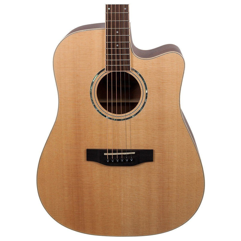 TRC-1X(S)-NST-Timberidge '1 Series' Spruce Solid Top Acoustic-Electric Dreadnought Cutaway Guitar (Natural Satin) *Includes Brad Clark 'Supernatural' Pickup-Living Music