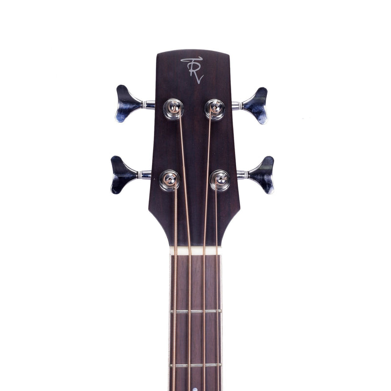 -Timberidge '1 Series' Spruce Solid Top & Mahogany Solid Back Acoustic-Electric Cutaway Bass Guitar (Natural Satin)-Living Music