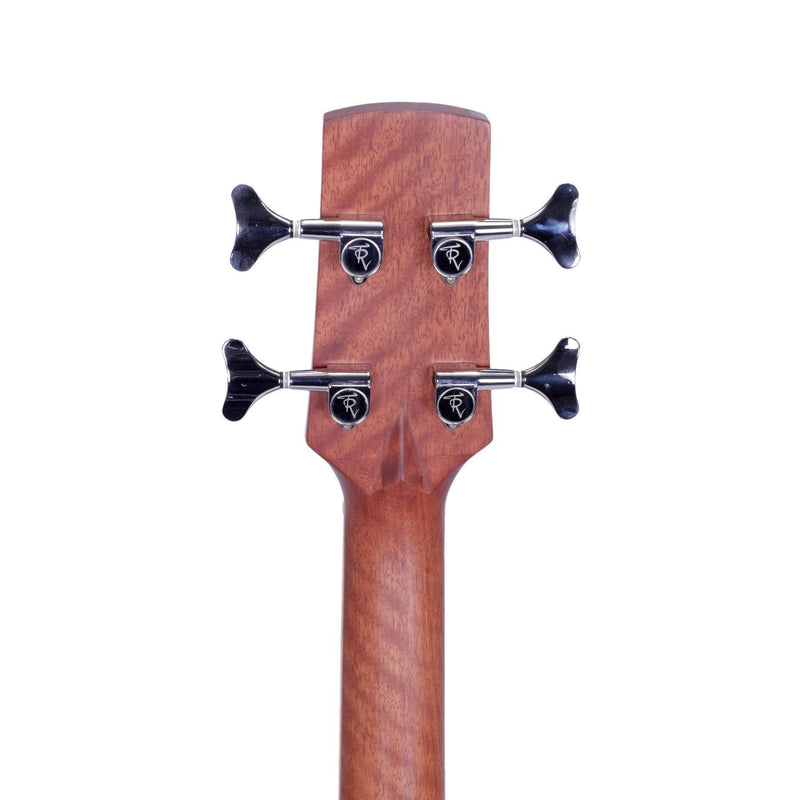 -Timberidge '1 Series' Spruce Solid Top & Mahogany Solid Back Acoustic-Electric Cutaway Bass Guitar (Natural Satin)-Living Music
