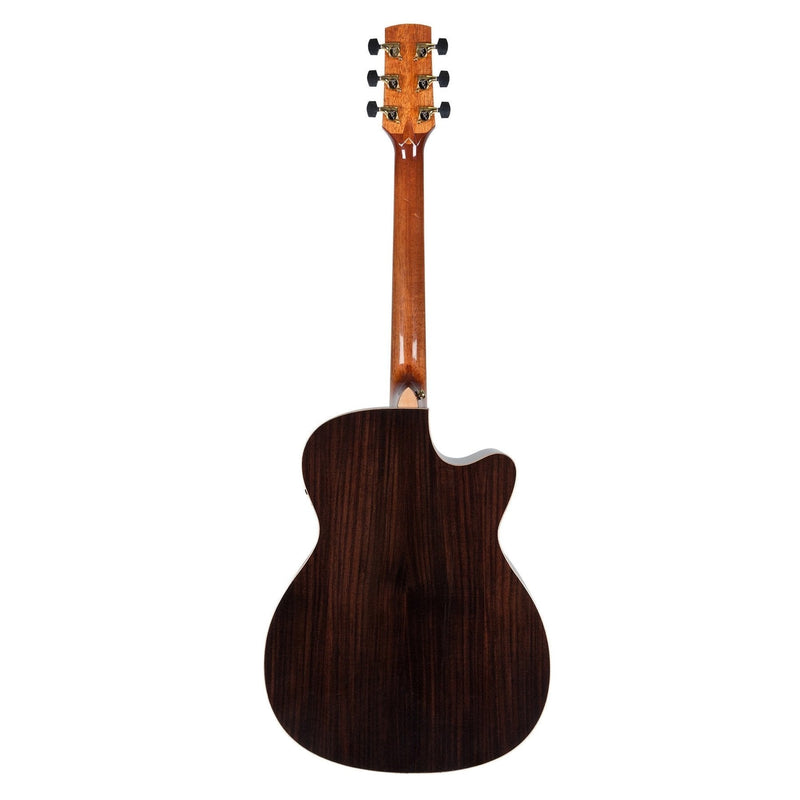 -Timberidge '3 Series' Left Handed Spruce Solid Top Acoustic-Electric Small-Body Cutaway Guitar with 'Tree of Life' Inlay (Natural Gloss)-Living Music