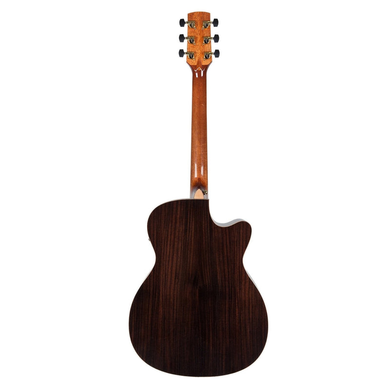 TRFC-3TL-NGL-Timberidge '3 Series' Left Handed Spruce Solid Top Acoustic-Electric Small-Body Cutaway Guitar with 'Tree of Life' Inlay (Natural Gloss)-Living Music