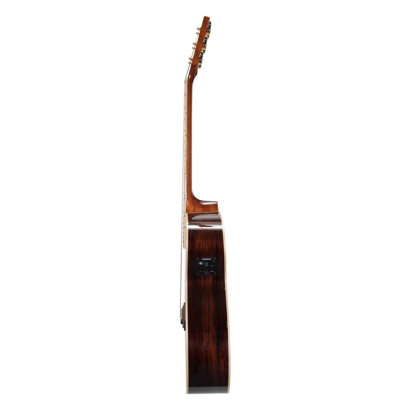 -Timberidge '3 Series' Left Handed Spruce Solid Top Acoustic-Electric Small-Body Cutaway Guitar with 'Tree of Life' Inlay (Natural Gloss)-Living Music
