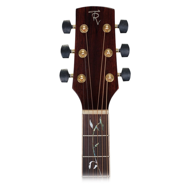 -Timberidge '3 Series' Left Handed Spruce Solid Top Acoustic-Electric Small-Body Cutaway Guitar with 'Tree of Life' Inlay (Natural Gloss)-Living Music