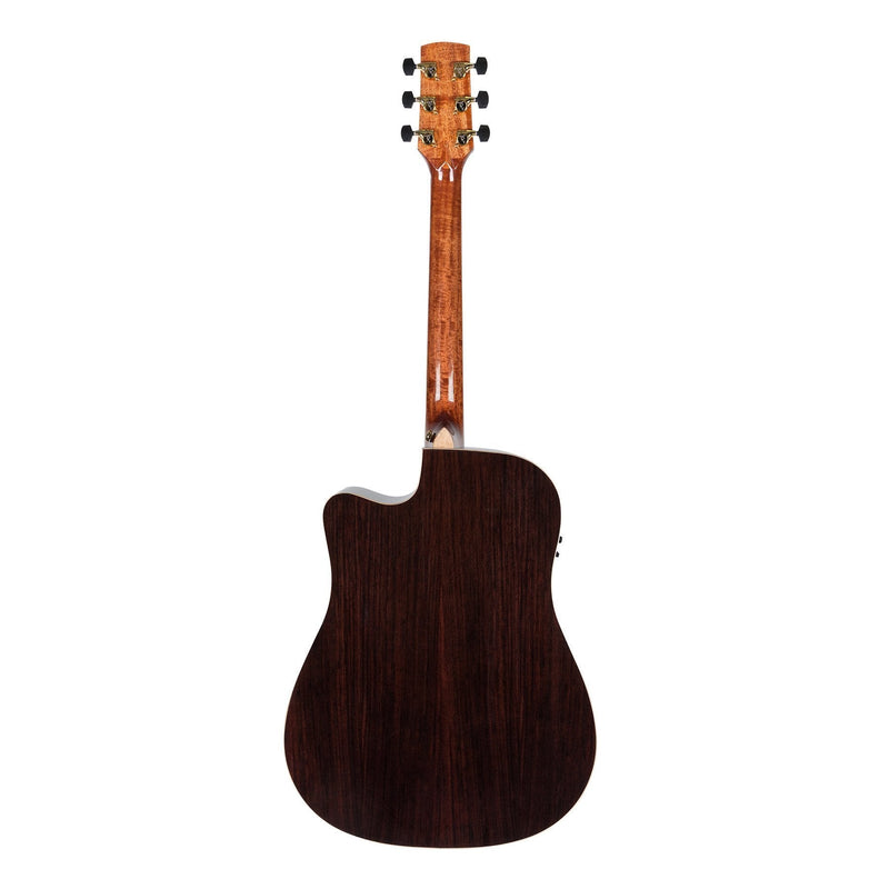 TRC-3T-NGL-Timberidge '3 Series' Spruce Solid Top Acoustic-Electric Dreadnought Cutaway Guitar with 'Tree of Life' Inlay (Natural Gloss)-Living Music