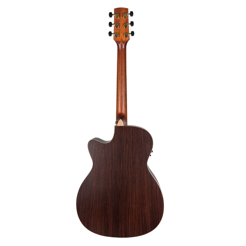TRFC-3-NST-Timberidge '3 Series' Spruce Solid Top Acoustic-Electric Small Body Cutaway Guitar (Natural Satin)-Living Music