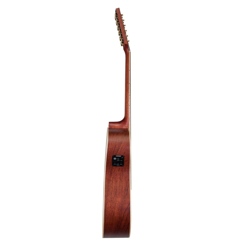 -Timberidge '4 Series' 12-String Cedar Solid Top Acoustic-Electric Dreadnought Cutaway Guitar (Natural Satin)-Living Music