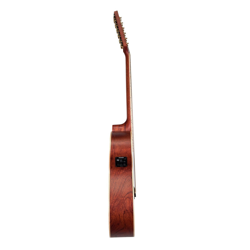-Timberidge '4 Series' 12-String Cedar Solid Top Acoustic-Electric Small Body Cutaway Guitar (Natural Satin)-Living Music