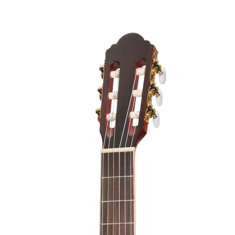 TRCC-4-NST-Timberidge '4 Series' Cedar Solid Top Acoustic-Electric Classical Cutaway Guitar (Natural Satin)-Living Music