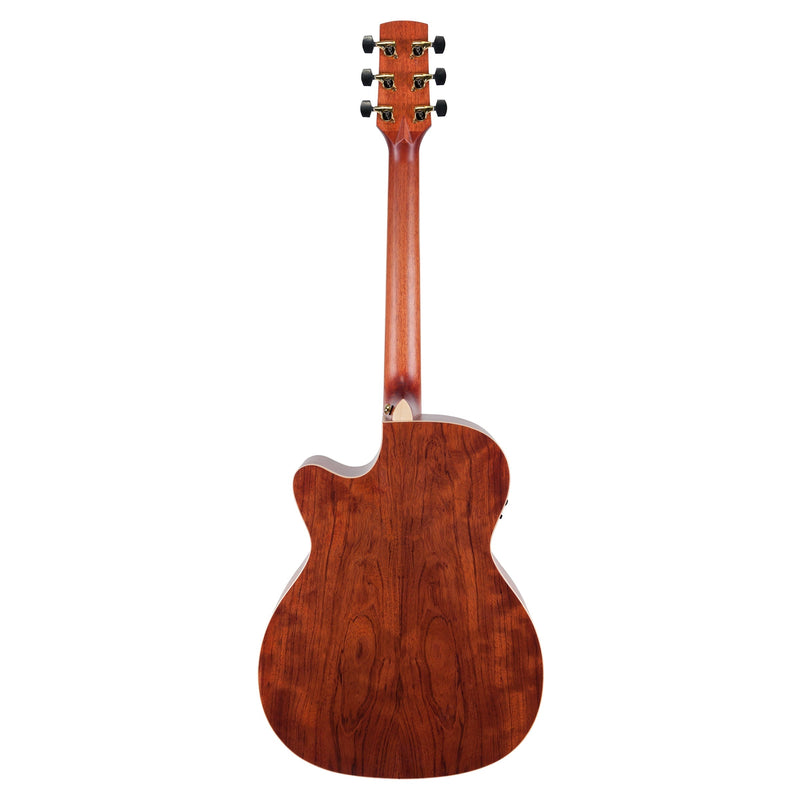 TRFC-4-NST-Timberidge '4 Series' Cedar Solid Top Acoustic-Electric Small Body Cutaway Guitar (Natural Satin)-Living Music