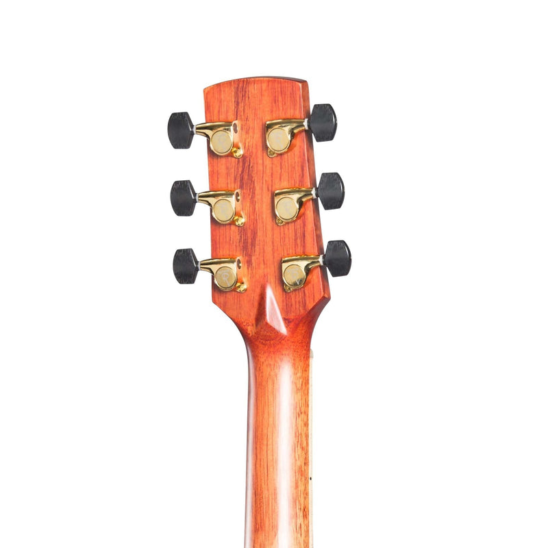 TRM-4-NST-Timberidge '4 Series' Cedar Solid Top Acoustic-Electric Traveller Mini Guitar (Natural Satin)-Living Music