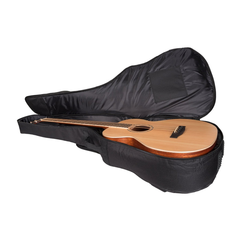 TB-B4T-BLK-Timberidge Deluxe Acoustic Bass Guitar Gig Bag (Black)-Living Music