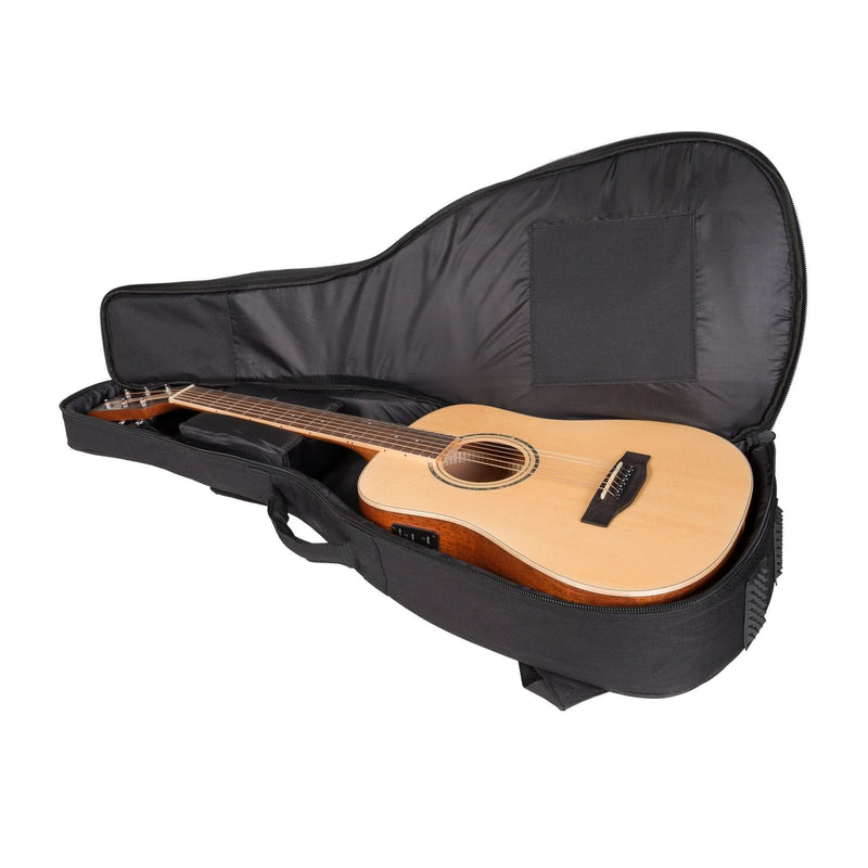 TB-M4T-BLK-Timberidge Deluxe Mini Acoustic Guitar Gig Bag (Black)-Living Music